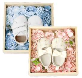 男の子用・女の子用ベビーシューズセット