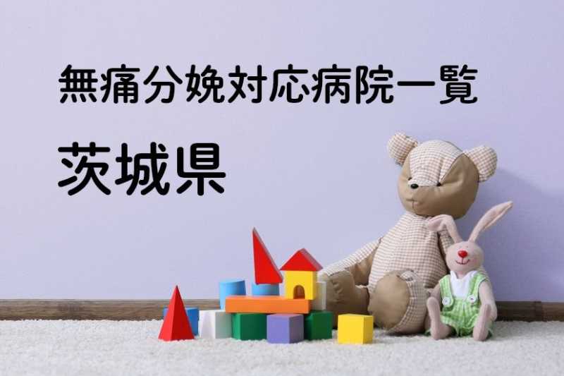 【2023年最新】茨城県の無痛分娩の費用は？平均予算は？病院一覧とコロナ対応