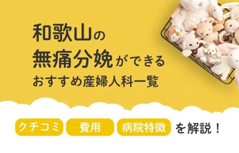 【2025年最新】和歌山県の無痛分娩ができる おすすめ産婦人科一覧 クチコミ・費用・病院特徴を解説！