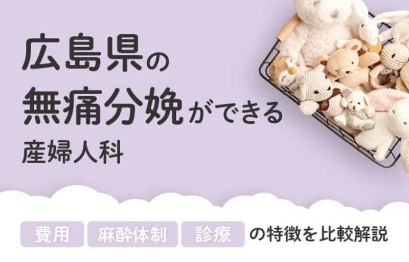 【2026年最新】広島県の無痛分娩ができる産婦人科まとめ｜費用・体制・診療等を比較解説