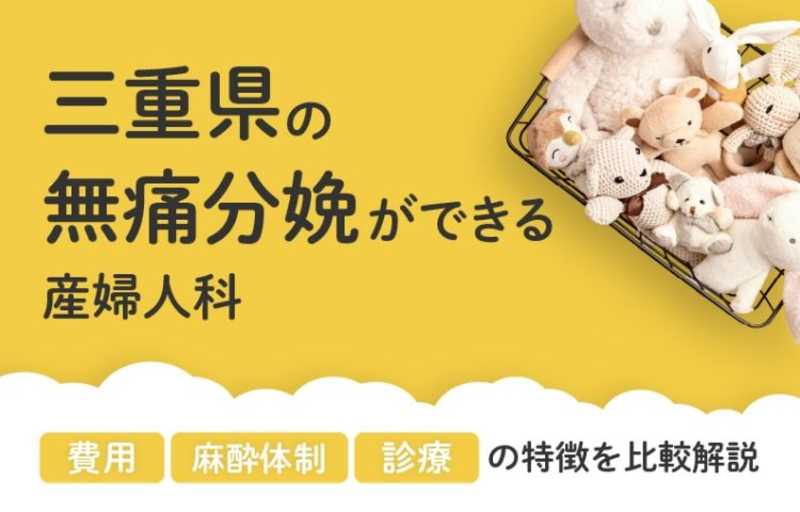 【2026年最新】三重県の無痛分娩ができる産婦人科まとめ｜費用・体制・診療等を比較解説